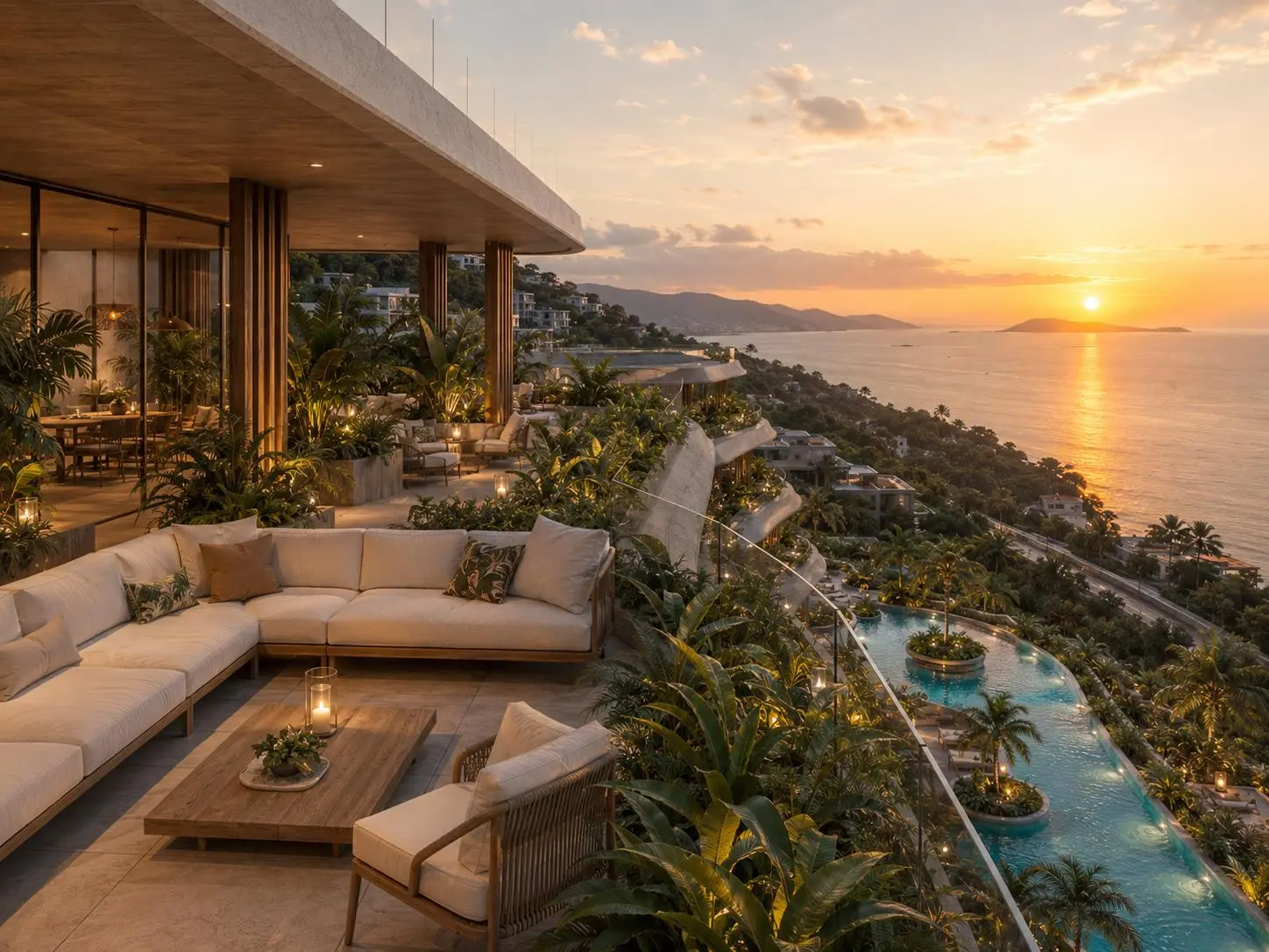 Large terrace